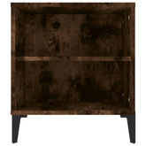 Szafka pod TV, przydymiony dąb, 102x44,5x50 cm vidaXL