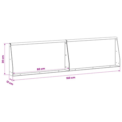 Mur oporowy 2 szt. 80 x 12 x 30 cm Stal Oliwkowy zielony