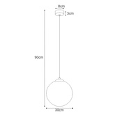 Lampa wisząca K-4912 z serii ISLA