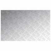 Stopień Prostokątny 2 pcs Srebrny 80 x 50 cm Aluminium