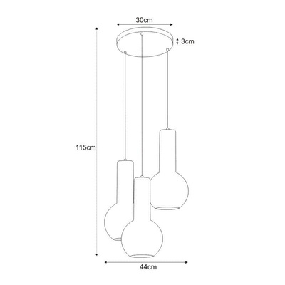 Lampa wisząca K-4527 z serii ARVI WHITE KAJA