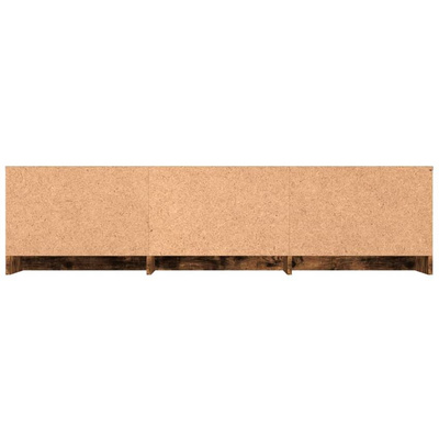 vidaXL Szafka pod TV, przydymiony dąb, 140x40x35,5 cm