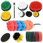 Zestaw szczotek do samochodu Wielokolorowe polirattan