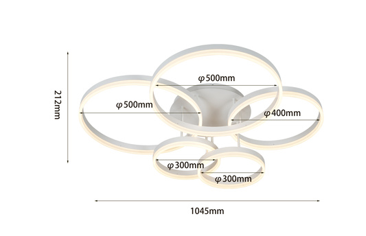 Lampa sufitowa RAVELLO 9055-508