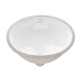 Umywalka podblatowa mykonos 49 cm, z przelewem CE-50-001-W Invena