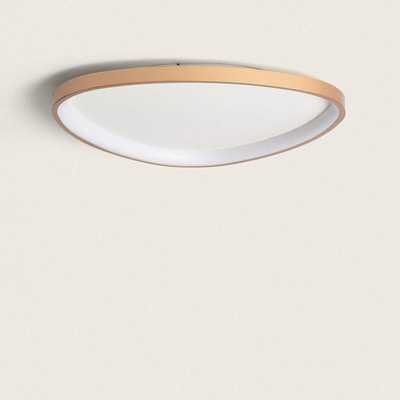 Plafon LED Złoty 60cm 30W CCT 3000-5700k Abruzzo Gipo