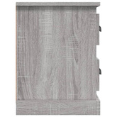 vidaXL Szafka pod TV, szary dąb sonoma, 102x35,5x47,5 cm