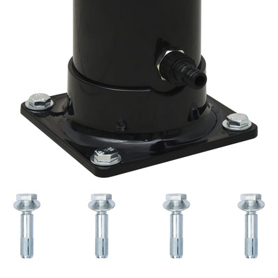 Prysznic solarny, czarny, 220 cm, 20 L