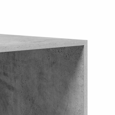 Szafa, szarość betonu, 100x50x200 cm, materiał drewnopochodny