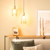 Lampa Wisząca Szklany kielich E27 20cm Abruzzo Ogi