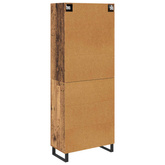Highboard 2 szt. Stare drewno 69,5 x 34 x 180 cm