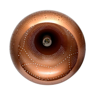 Lampa wisząca vintage gold/ brązowa E27