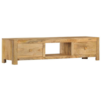 vidaXL Szafka pod TV, 140 x 30 x 32 cm, lite drewno mango
