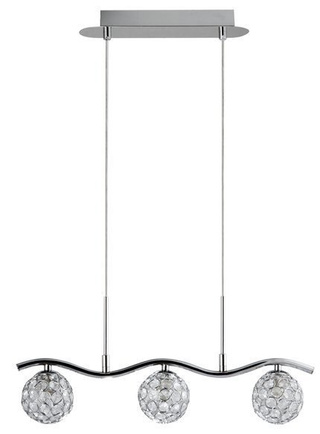 Lampa sufitowa Candellux  Starlet 33-85743 G9  chrom  kryształ