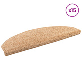 Samoprzylepne maty na schody 15 pcs złoty 80 x 24,5 x 3,5 cm