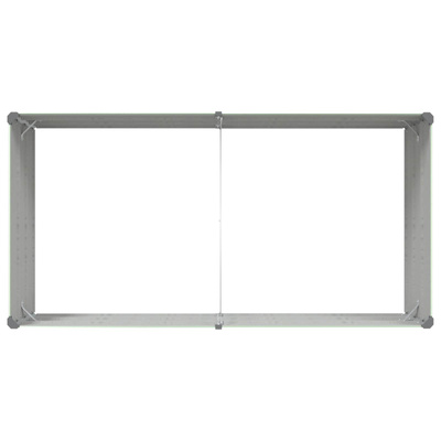 Donica Pastelowa Zieleń 195 x 100 x 45 cm Stal Galwanizowana