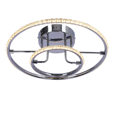 Lampa sufitowa okrągła LED chrom plafon 36W 3000K Adel Candellux 98-69634