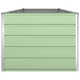 Donica Pastelowa Zieleń 385 x 100 x 75 cm Stal Galwanizowana
