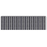 Samoprzylepne maty na schody Paski 15 pcs Szary 65 x 21 x 4 cm