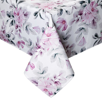 Obrus Garden biały 140x220