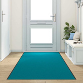 Dywanik wejściowy Cyan i Czarny 120 x 350 cm 100% poliamid