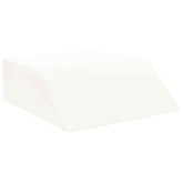 Poduszka na nogi Gładki Biały 63 x 52 x 19,5 cm Pianka PU