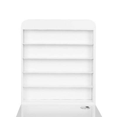 Biurko kosmetyczne 310 z pochłaniaczem kasetowym białe lewe 129349