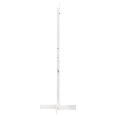 Drewniana choinka do udekorowania, biała, 150 cm, sosnowa