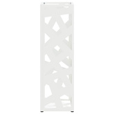 Stojak na Parasol Deszczowy Biały 15,5 x 15,5 x 49 cm Stal