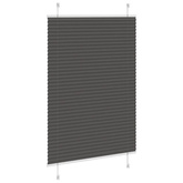 Roleta plisowana czarna 100x100 cm Szerokość tkaniny 99,4 cm