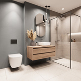 Miska wc podwieszana, qfs, malaga kwadratowa, z deską wolnoopadającą CE-96-001-L Invena