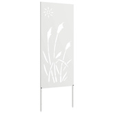 Ekran zapewniający prywatność w ogrodzie Biały 50 x 140 cm