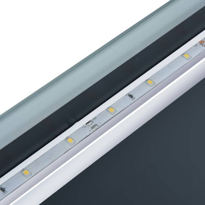 vidaXL Lustro łazienkowe z LED i czujnikiem dotykowym, 80x60 cm