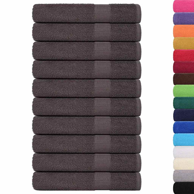 Ręczniki, FROGN, 10 szt., antracyt, 100x200 cm, 360 g/m?