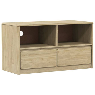 vidaXL Szafka pod TV SAUDA, kolor dębu, 99x43x55 cm, drewno sosnowe