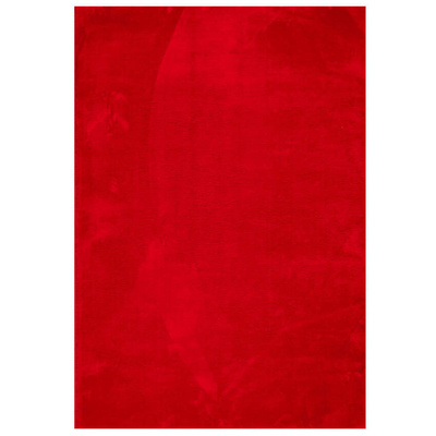 vidaXL Dywan HUARTE z krótkim włosiem, czerwony, 120x170 cm