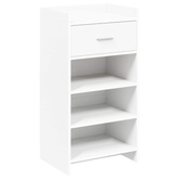 Szafka na buty Biały 48 x 36 x 92 cm Drewno inżynieryjne