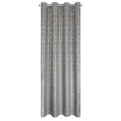 Zasłona Laura stalowa 140x250