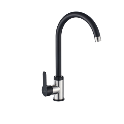 Bateria zlewozmywakowa Iron czarny/inox Invena