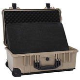 Twarda walizka piaskowy 56 x 35 x 23 cm Polipropylen i ABS