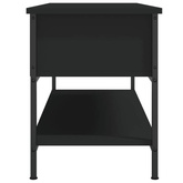 vidaXL Szafka pod TV, czarna, 100x35x45 cm, materiał drewnopochodny