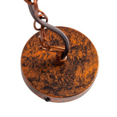 Lampa wisząca Abigali Antique, miedziany E27