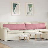 Poduszki na sofę 2 pcs Różowy 145 x 40 cm Tkanina sztruksowa