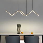 Lampa wisząca Abigali MontBlanc 26W liniowa 90cm nowoczesna czarny