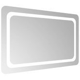 vidaXL Lustro łazienkowe z LED, 80x50 cm model standard