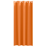 Firany blackout z kółkami 2 pcs Jasnopomarańczowy 245 x 140 cm