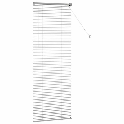 Żaluzje weneckie Srebrny 175 x 55 cm Aluminium