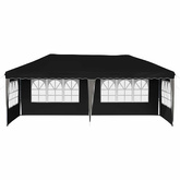 Namiot imprezowy rozkładany 575 x 289 x 245 cm Czarny