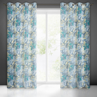 Zasłona Lena turkusowa 140x250