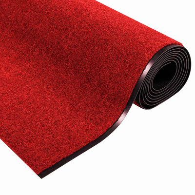 Dywanik wejściowy Czerwony i Czarny 120 x 400 cm Poliamid i PVC